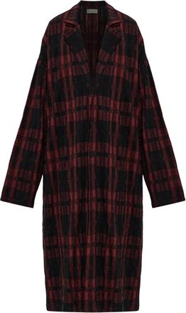 Yohji Yamamoto Oversized Shirt - Heren - Mantel - Veelkleurig - L - Katoen - Jassen
