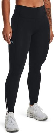 Under Armour Trainingstights UNDER ARMOUR UA FLY FAST 3.0 TIGHT, Damen, Gr. XS, N-Gr, schwarz, Obermaterial: 77% Baumwolle, 23% Polyester, Hosen Trainingstights