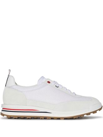 Thom Browne Tech Runner W/ Rwb Sole In Mesh