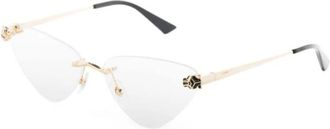 Cartier Ct 0448O 001 Optical Frame - Dames - Brillen - Geel - 60 MM - Accessoires