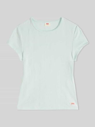 Levi's Regular Fit T-Shirt mit Rundhals in Hellblau, Gr&ouml;&szlig;e XS
