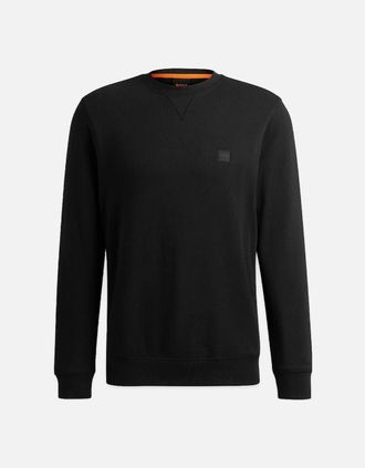 HUGO BOSS Mens Boss New WeStart Crew Sweat - Black - Size: 38