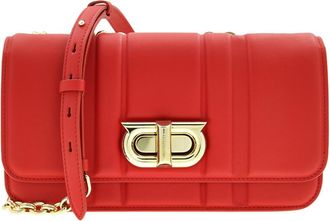 Ferragamo Twist Lock Gancini Shoulder Bag