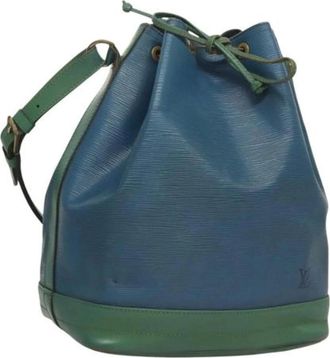 Louis Vuitton Pre-owned Bucket Bags, female, Blue, Size: ONE SIZE Pre-owned Leather louis-vuitton-bags