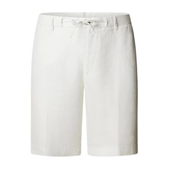 Hackett Pantalones cortos de lino - Shorts - Hombre - Blanco - W38