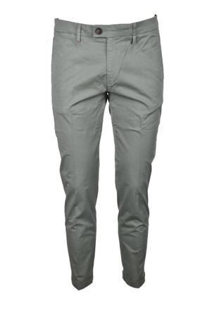 Re-hash Cotton Stretch Trousers - Sage Green