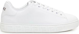 Versace Greca Nylon Sneakers - Heren - Sneakers - Wit - 45 EU - Nylon - Schoenen