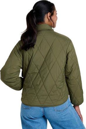 Toad & Co Womens Nomader Reversible Jacket in Olive & Persimmon at Nordstrom, Size X-Large