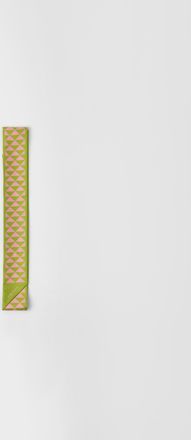 Prada Printed silk twill skinny scarf