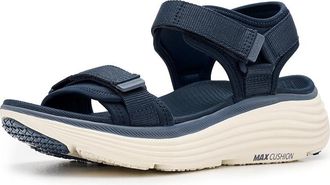 Skechers On-The-Go Max Cushioning Endeavour Sandals Womens Sandals Navy : 10 B - Medium