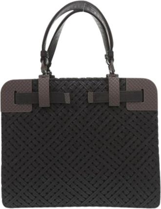 Bottega Veneta Tweedehands leren handtassen - Dames - Vintage Handtas - Zwart - ONE Size - Vintage