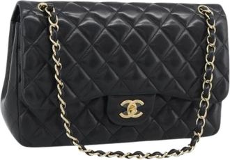 Chanel Pre-owned Vintage Shoulder Bag - Dames - Vintage Schoudertas - Zwart - ONE Size - Leer - Vintage