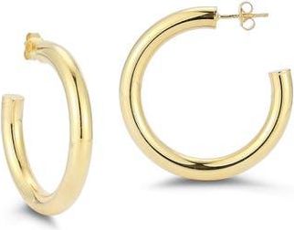 Glaze Jewelry 14K Gold Plated Sterling Silver Hoop Earrings at Nordstrom Rack