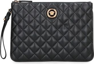 Versace Leather Flat Pouch