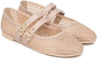 Nero Giardini Mesh Ballet Flat in Rose at Nordstrom, Size 11Us