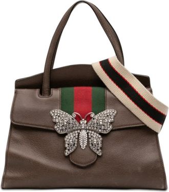 Gucci Pre-owned Gucci Medium Calfskin Linea Totem Satchel Ladies 91MC7EB6ZDH4HV8Z