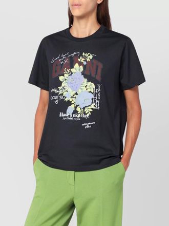 Ganni cotton t-shirt