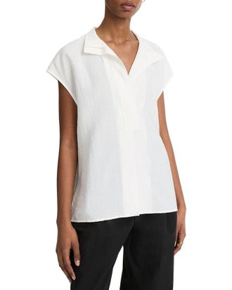 Vince Cap Sleeve Blouse