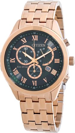 Citizen Chronograph Green Dial Mens Watch AT2603-59X