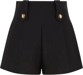 Zimmermann Valiant Tailored Short - Dames - Korte Broeken - Zwart - 2XS - Wol - Korte Broeken
