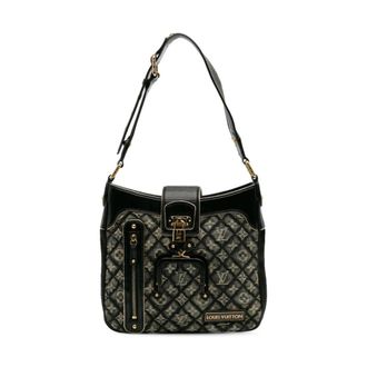 Louis Vuitton Pre-owned Shoulder Bags, female, Gray, Size: ONE SIZE Pre-owned Elegant Shoulder Bag