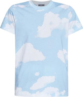 Moschino T-shirt con stampa - Blu