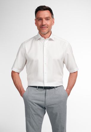 Eterna Kurzarmhemd ETERNA COMFORT FIT, Herren, Gr. 46, Normalgr&ouml;ssen, beige, Twill, 100% Baumwolle, normal, Hemden Kurzarmhemd, NON IRON (b&uuml;gelfrei)