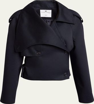 Courrèges Moto Viscose-Blend Jacket
