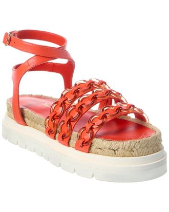 3.1 Phillip Lim Cruz Ring Leather Platform Sandal