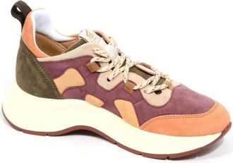 Hogan Multicolor Su&egrave;de Schoenen met Memory Foam - Dames - Sneakers - Veelkleurig - 38 1/2 EU - Su&egrave;de - Schoenen