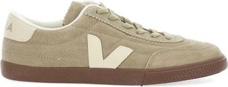 Veja Bruine Leren Sneakers met Biologische Materialen - Heren - Sneakers - Bruin - 45 EU - Katoen - Schoenen
