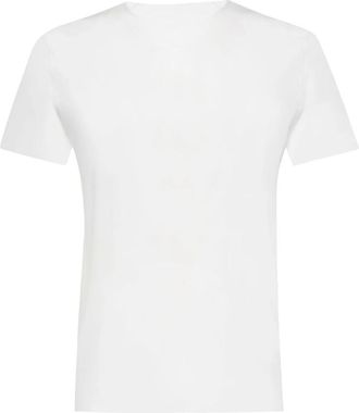 Wolford Pure T-shirt - Heren - T-shirts - Wit - XL - Wol - Tops