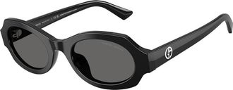 Giorgio Armani AR8245HU 587587 Womens Sunglasses Black Size 49