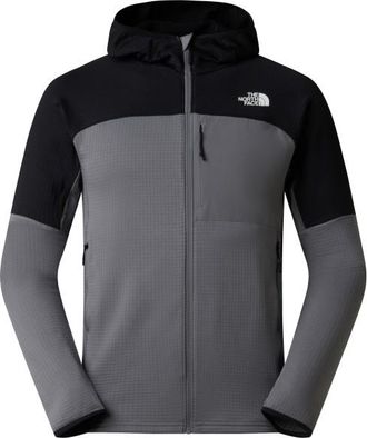 The North Face Polartec Powergrid Stormgap Hoodie Fleecejacke f&uuml;r Herren | grau