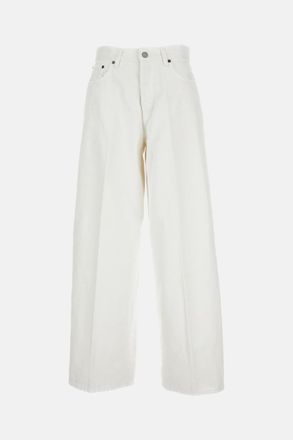 Haikure Ecru Wide-leg Jeans