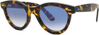 Ray-Ban Wayfarer Way Blue Gradient Oval Unisex Sunglasses RB2241 13323F 54