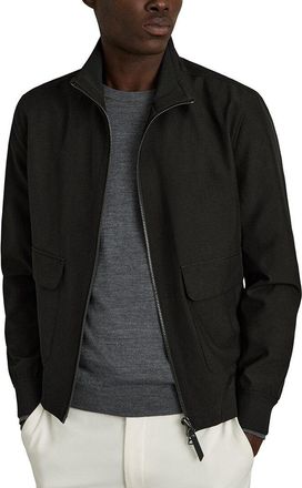 Reiss Rufus Zip Through Funnel Casual Jacket