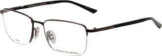 Porsche Design Mens 54mm Brown Opticals