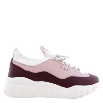 Bally Bienne Bikki Leather Low-Top Sneakers, Brand Size 35 ( US Size 4.5 )
