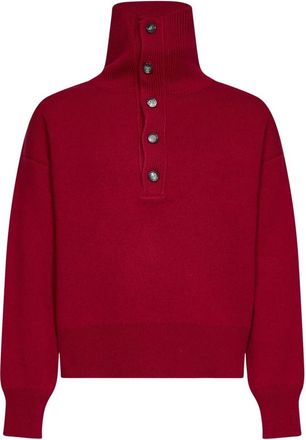 Ami Jersey de cuello alto - Knitwear - Hombre - Rojo - S