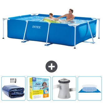 Intex Piscina Con Estructura Rectangular - 260x160x65 Cm - 7-piezas Scb8