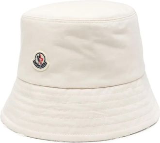 Moncler Cappello bucket con applicazione - Toni neutri