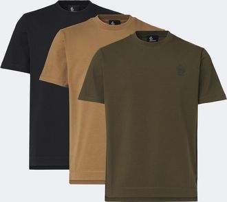 Moncler Set of 3 cotton-blend T-shirts