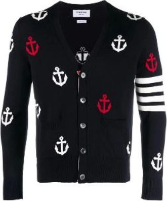 Thom Browne Hombre, Jerseys, Azul, Talla: M