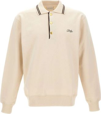Dr&ocirc;le de Monsieur Le Polo Dr&ocirc;le - Heren - Polos - Beige - L - Katoen - Tops
