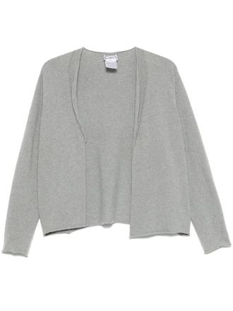 Chanel 2000s cashmere cardigan - women - Cashmere - 42 - Grey