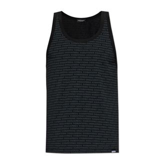 Dsquared2 Sleeveless Tops, male, Black, Size: XL Sleeveless T-Shirt