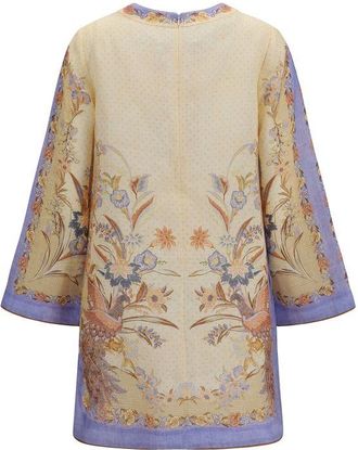 Zimmermann Womens Multicolor Linen Casual Dress