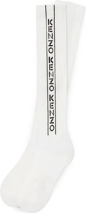 Kenzo Calzini con decorazione logo - Bianco