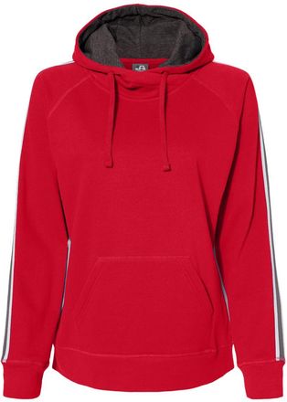J. America Womens Rival Fleece Hooded Sweatshirt